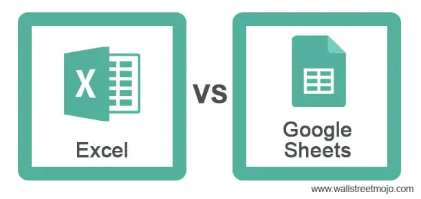Differences between Excell and Google Sheets